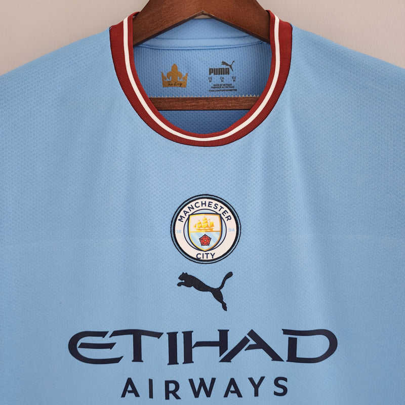 Manchester City Home 22/23 Blue Men's Shirt