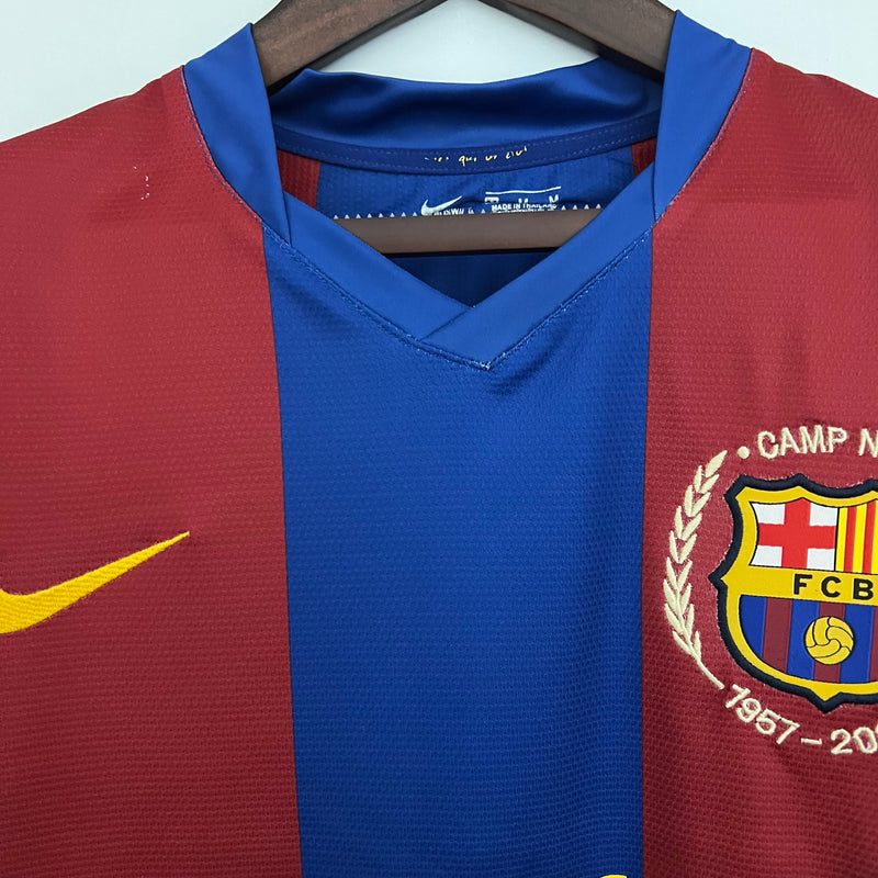 Barcelona Home 2007/2008 Retro Red/Blue Men's Shirt