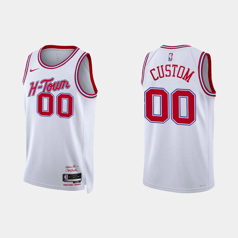 Regata Houston Rockets Swingman City Edition 23/24 Branca Masculina