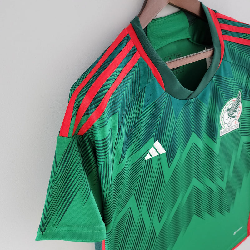 Men's Green Mexico 1st World Cup 2022 Shirt