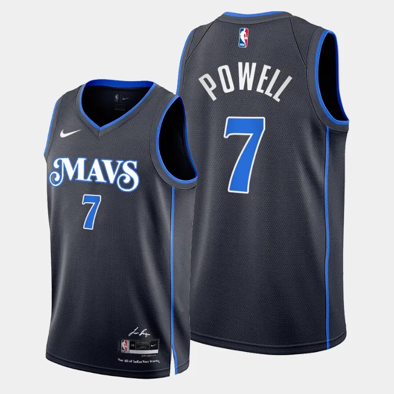 Regata Dallas Mavericks Swingman City Edition 23/24 Preta Masculina