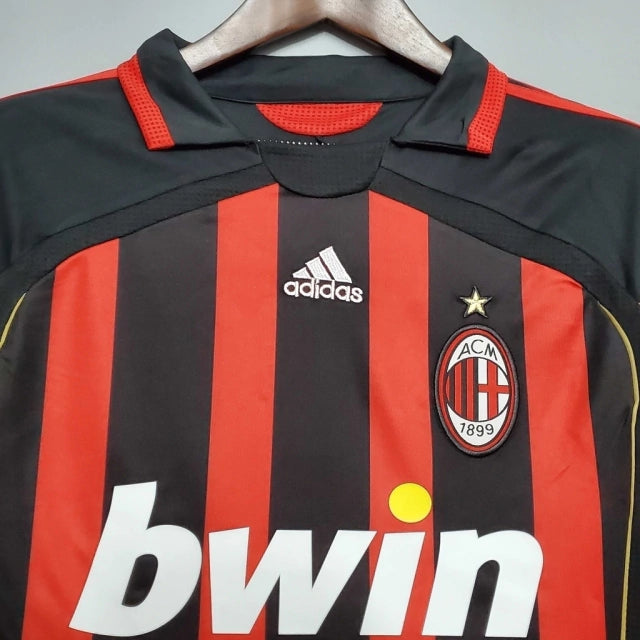 CAMISA RETRÔ DO MILAN - MANGA LONGA - 06/07