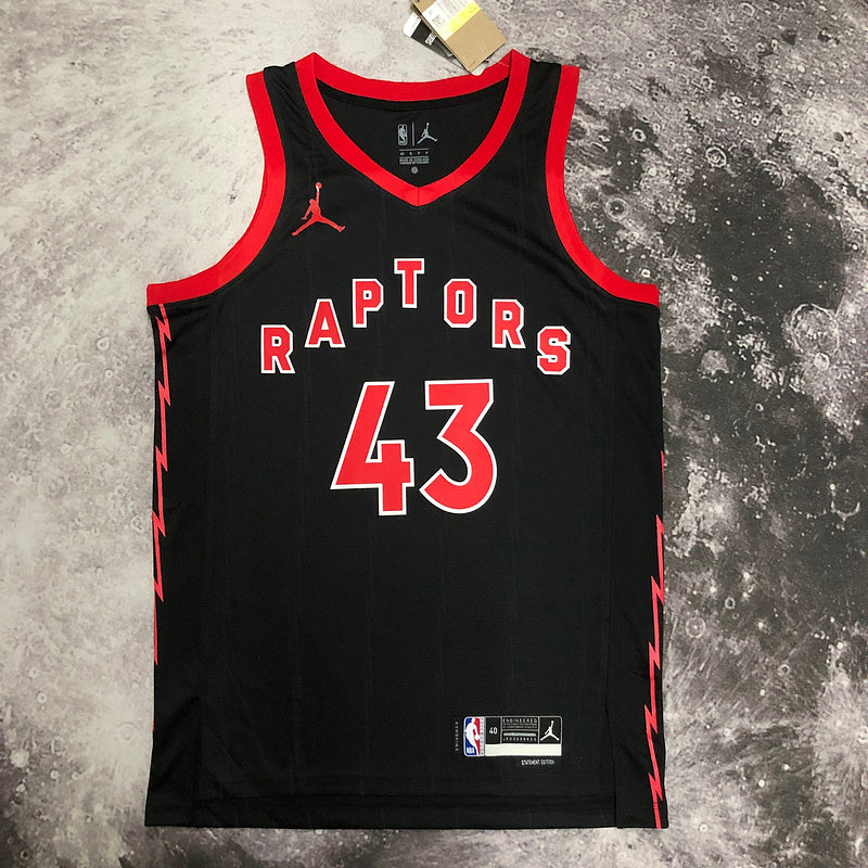 Regata Toronto Raptors Swingman Statement Edition 22/23 Preta Masculina