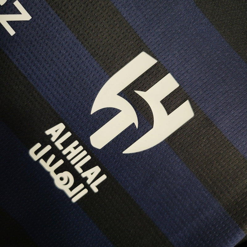 Men's Al Hilal III 23/24 Blue and Black Shirt