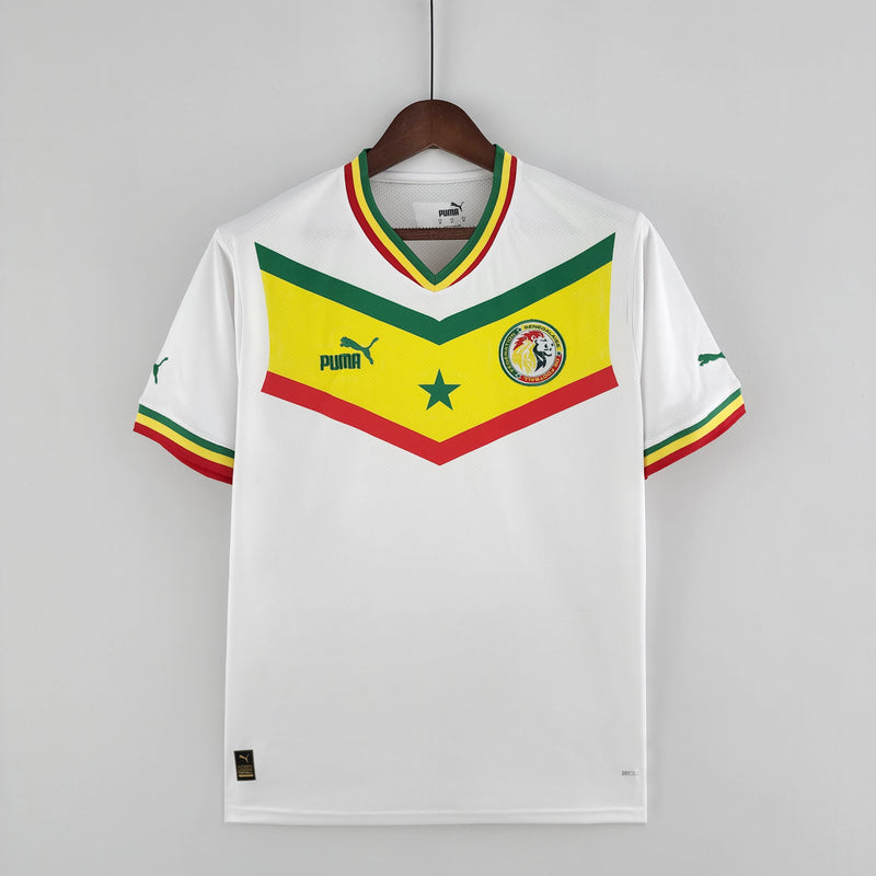 Senegal 1st World Cup 2022 White Men's Shirt