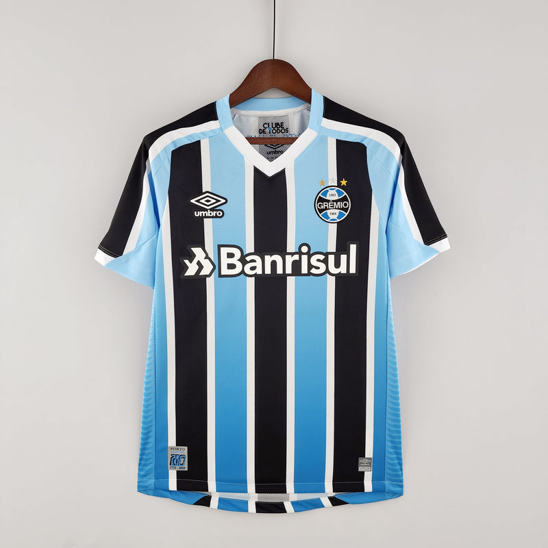 Grêmio I 22/23 Blue and Black Men's Shirt