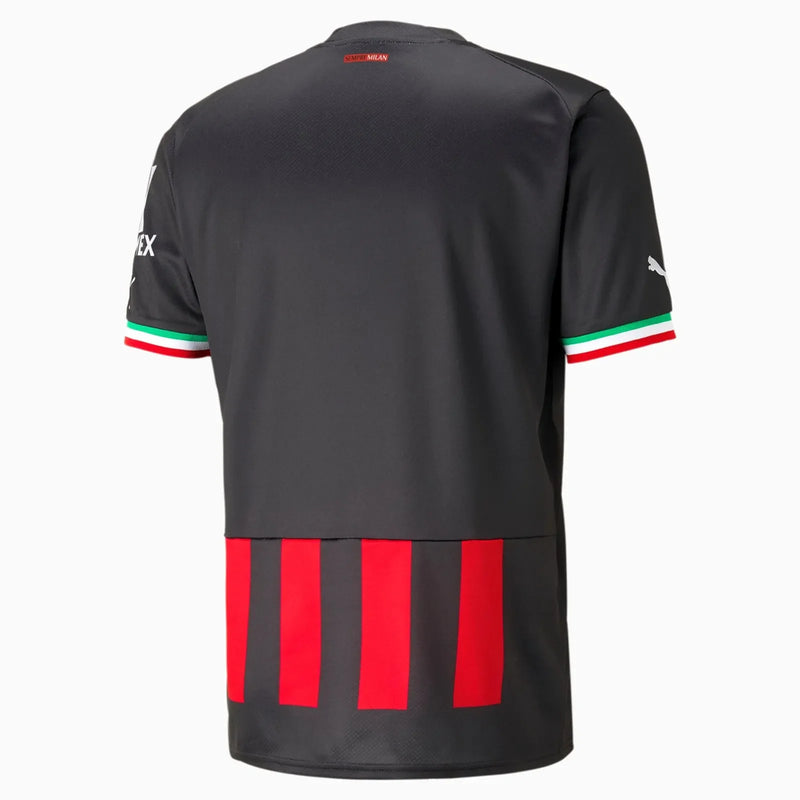 AC Milan Home 22/23 Red and Black Men's Shirt 