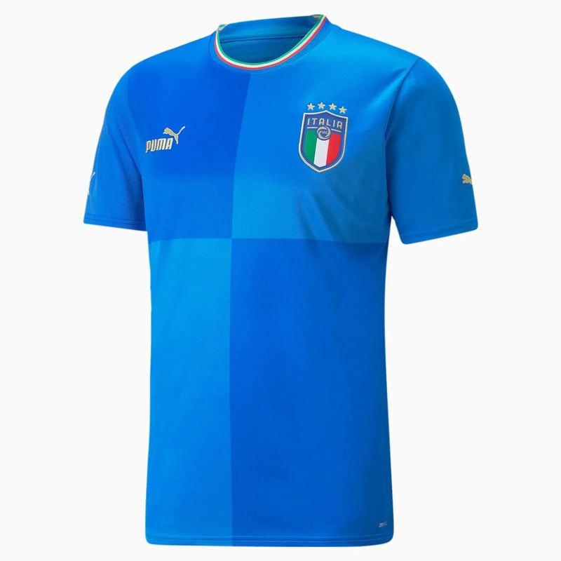 Men's Italy Home 22/23 Blue Shirt