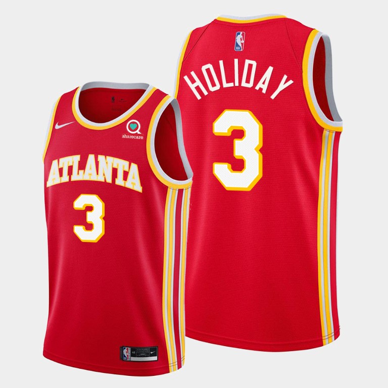 Regata Atlanta Hawks Swingman Icon Edition 23/24 Vermelha Masculina