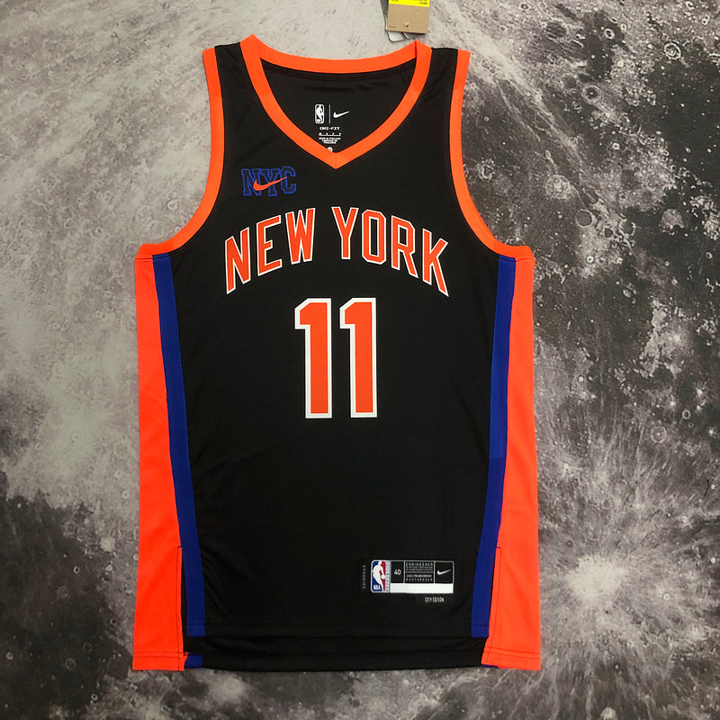 Regata New York Knicks Swingman City Edition 22/23 Preta Masculina