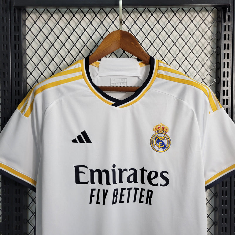 Real Madrid Home 23/24 White Men's Shirt