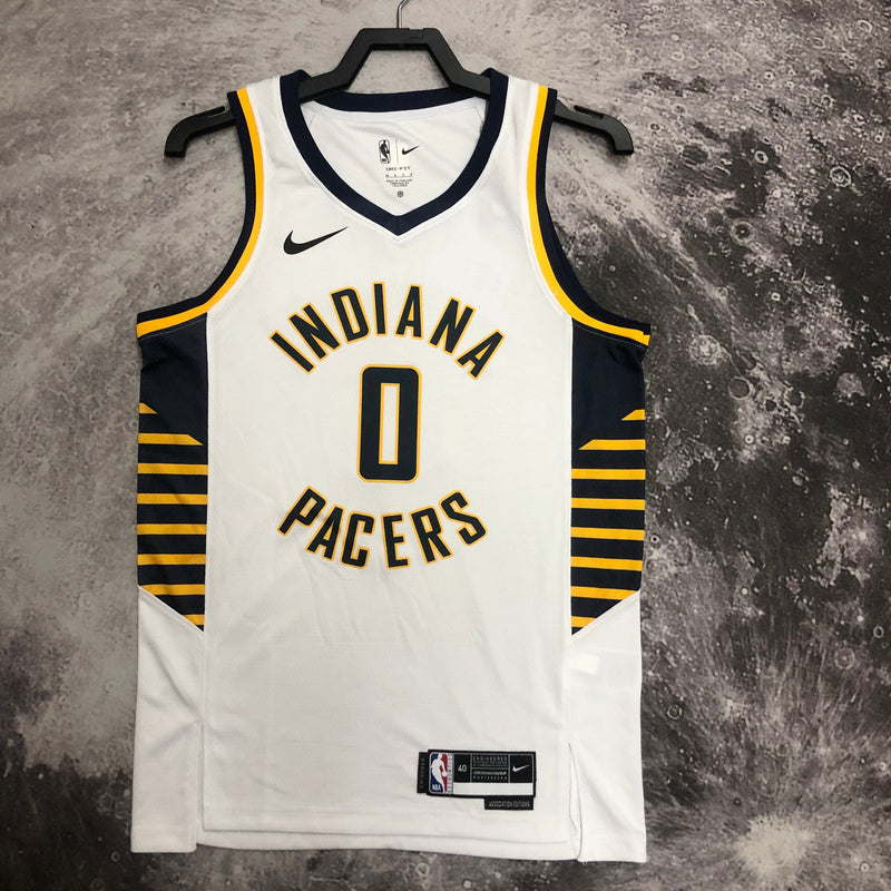 Indiana Pacers Swingman Association Edition 23/24 Men's White Tank Top 