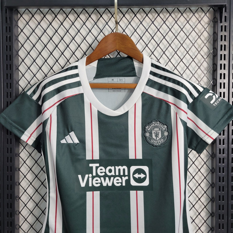 Camisa Manchester United II 23/24 Verde Feminina