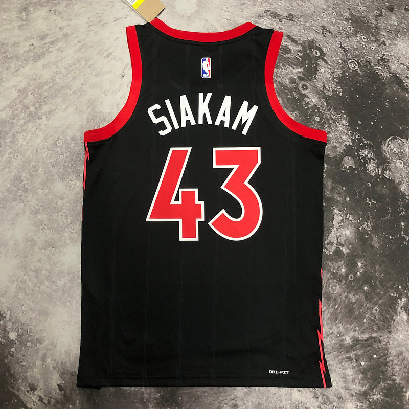 Regata Toronto Raptors Swingman Statement Edition 22/23 Preta Masculina