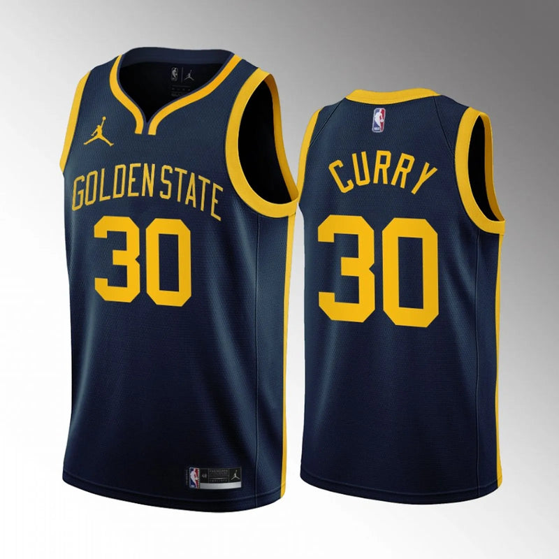 Regata Golden State Warriors Swingman Statement Edition 22/23 Azul Marinho Masculina