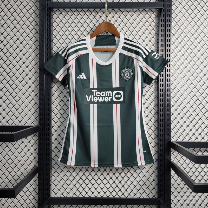 Camisa Manchester United II 23/24 Verde Feminina