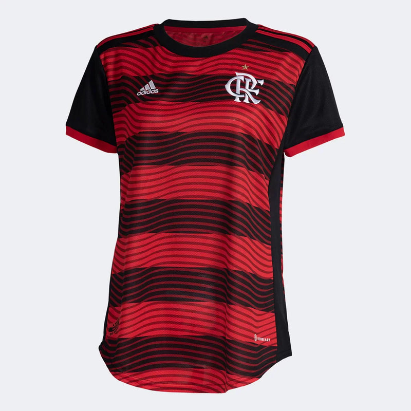 Camisa Flamengo I 22/23 Vermelha Feminina