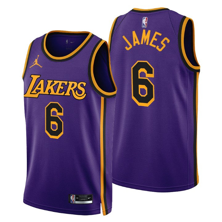 Los Angeles Lakers Swingman Statement Edition 22/23 Purple Men's Tank Top