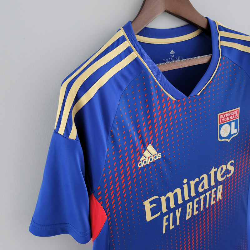 Olympique Lyon IV 22/23 Men's Blue Shirt