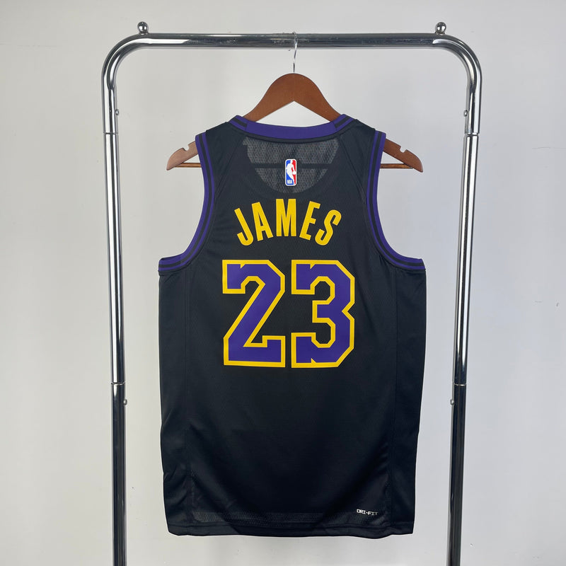 Los Angeles Lakers Swingman City Edition 23/24 Black Men's Tank Top 