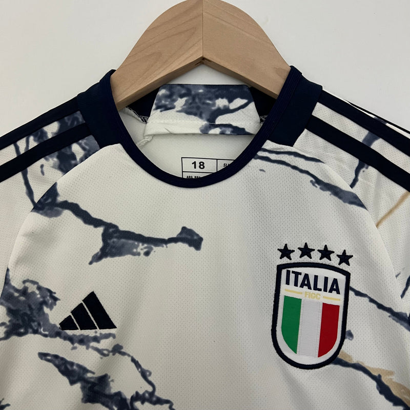 Children's Set Italy Seleção II 23/24 Off-White