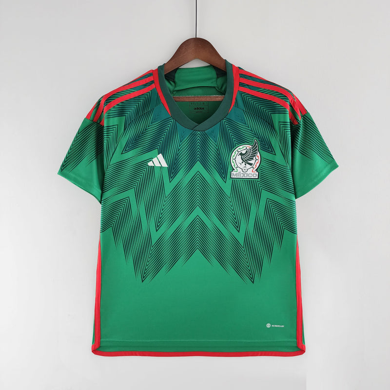 Men's Green Mexico 1st World Cup 2022 Shirt