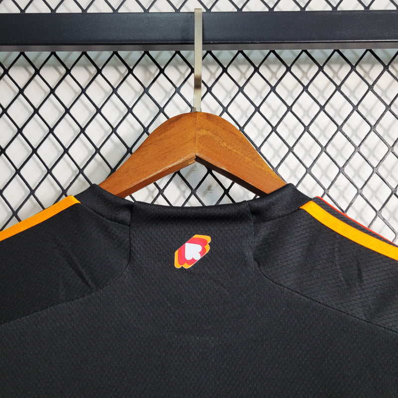 AS Roma III 23/24 Men's Black Shirt 