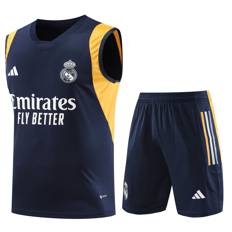 Conjunto de Treino Real Madrid 23/24 - Regata/Short