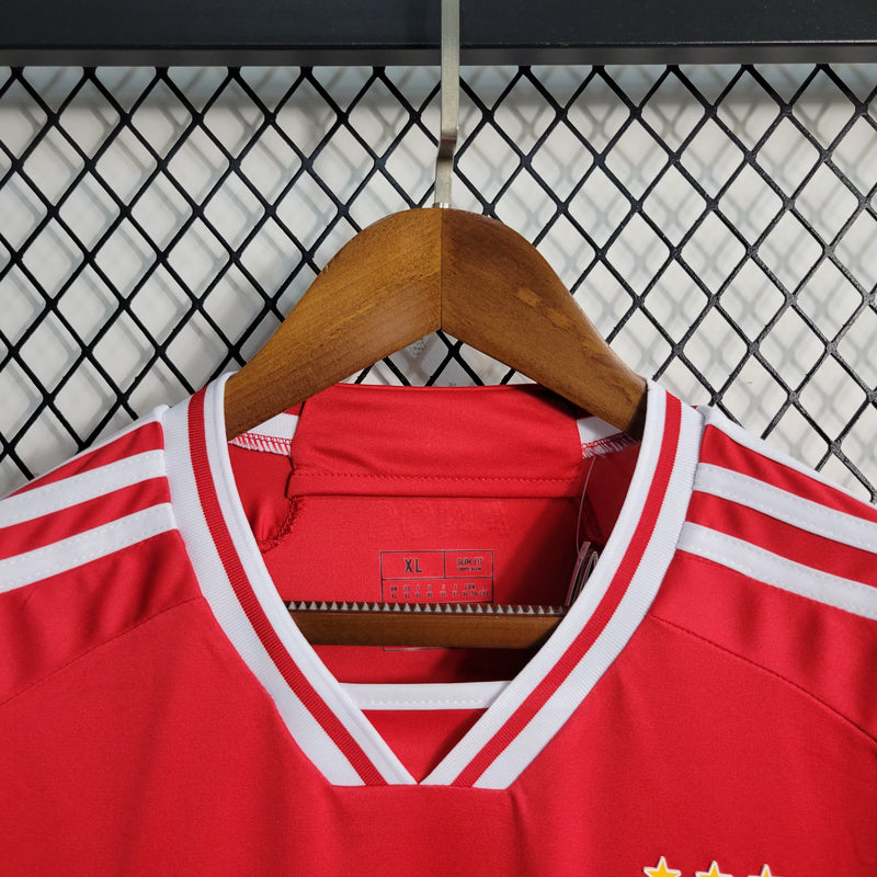 Men's Benfica Home 23/24 Red Shirt