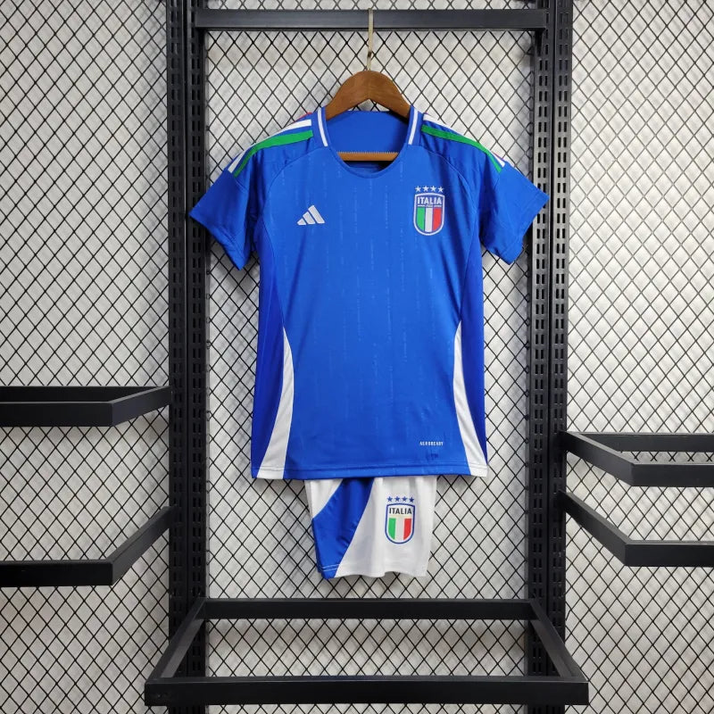 Conjunto Infantil Seleção Itália I 24/25 Azul