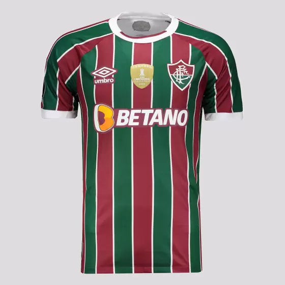 Fluminense Home 23/24 Red and Green 2023 Libertadores Champion Men's Shirt