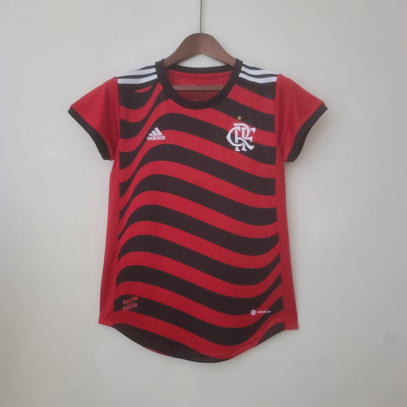 Camisa Flamengo III 22/23 Vermelha Feminina