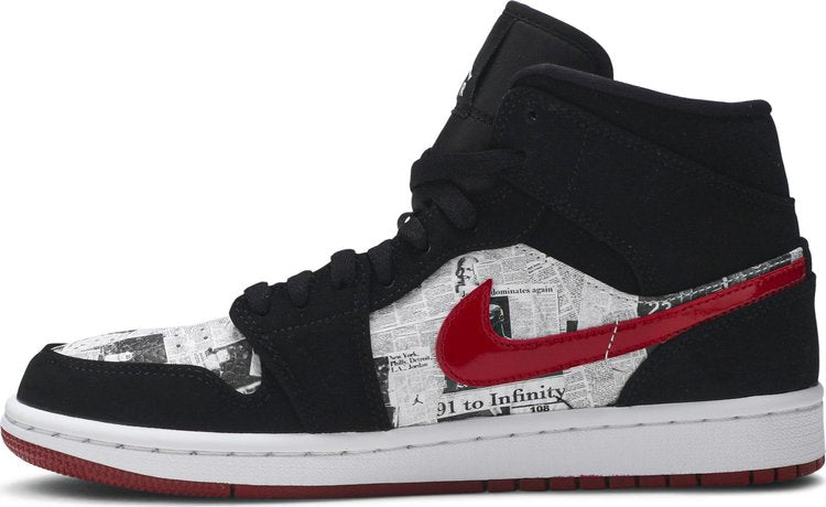 Nike Air Jordan 1 Mid SE 'Newspaper Air Times'