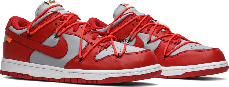 Off-White x Dunk Low 'University Red'