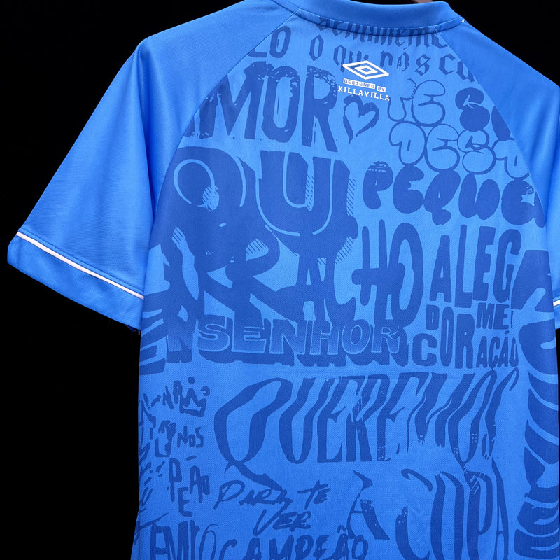 Camisa Grêmio Edição Especial "Grêmio, Eu Te Dou a Vida" Azul Masculina