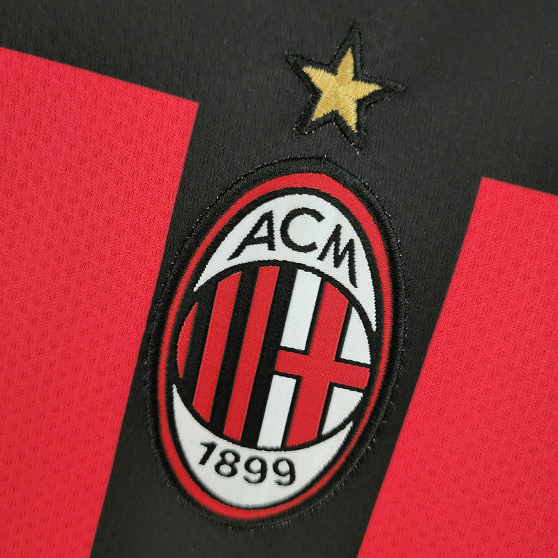 AC Milan Home 22/23 Red and Black Men's Shirt 