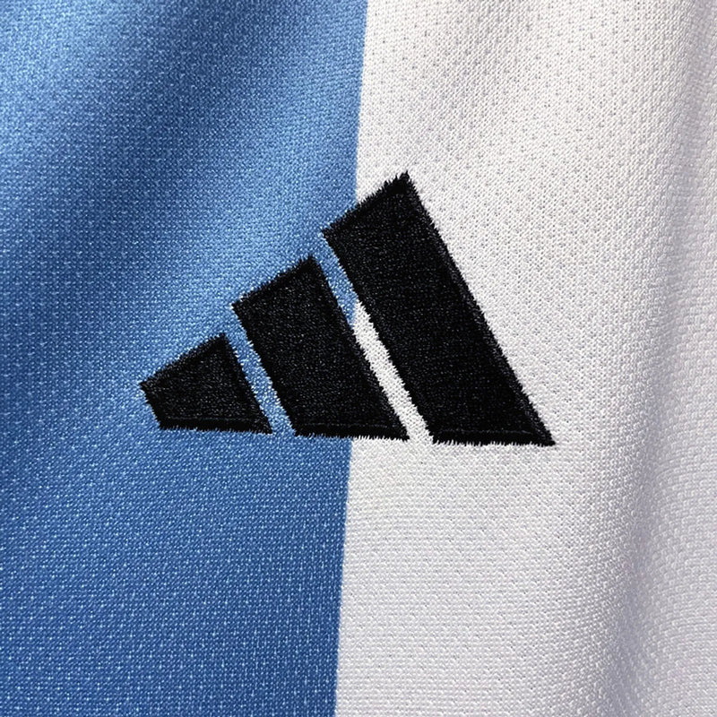 Argentina National Team I 2022 World Cup 2022 White and Blue Men's Shirt