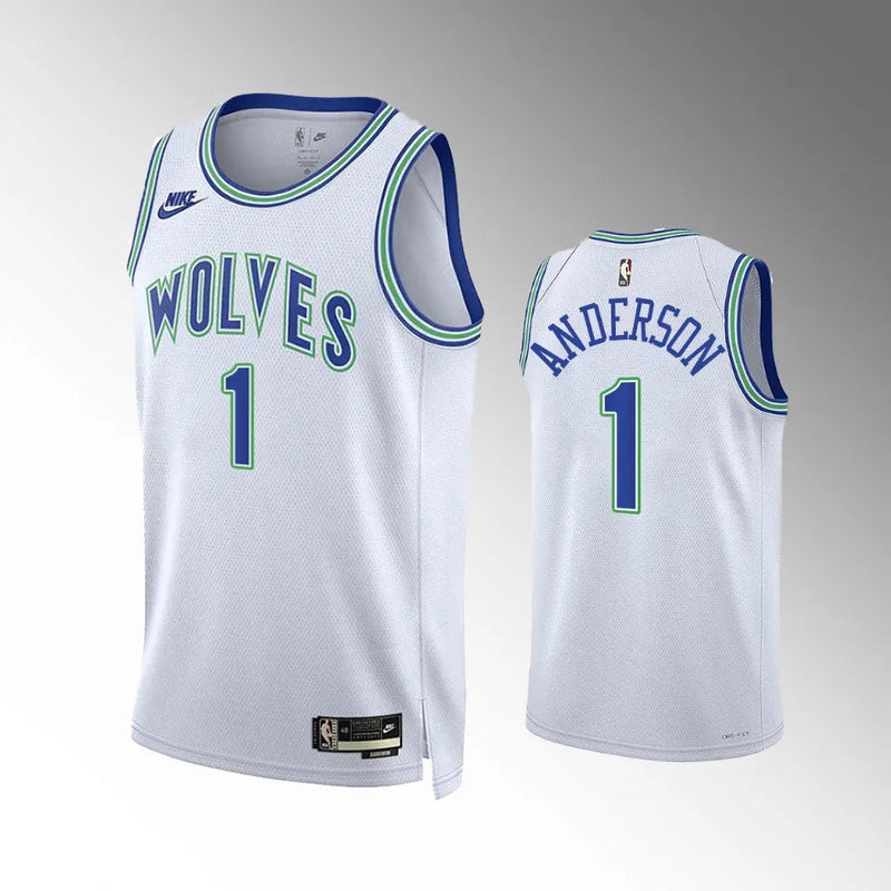 Regata Minnesota Timberwolves Swingman Classic Edition 23/24 Branca Masculina