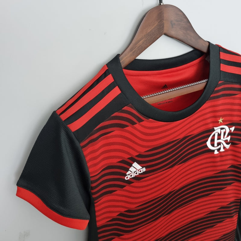 Camisa Flamengo I 22/23 Vermelha Feminina