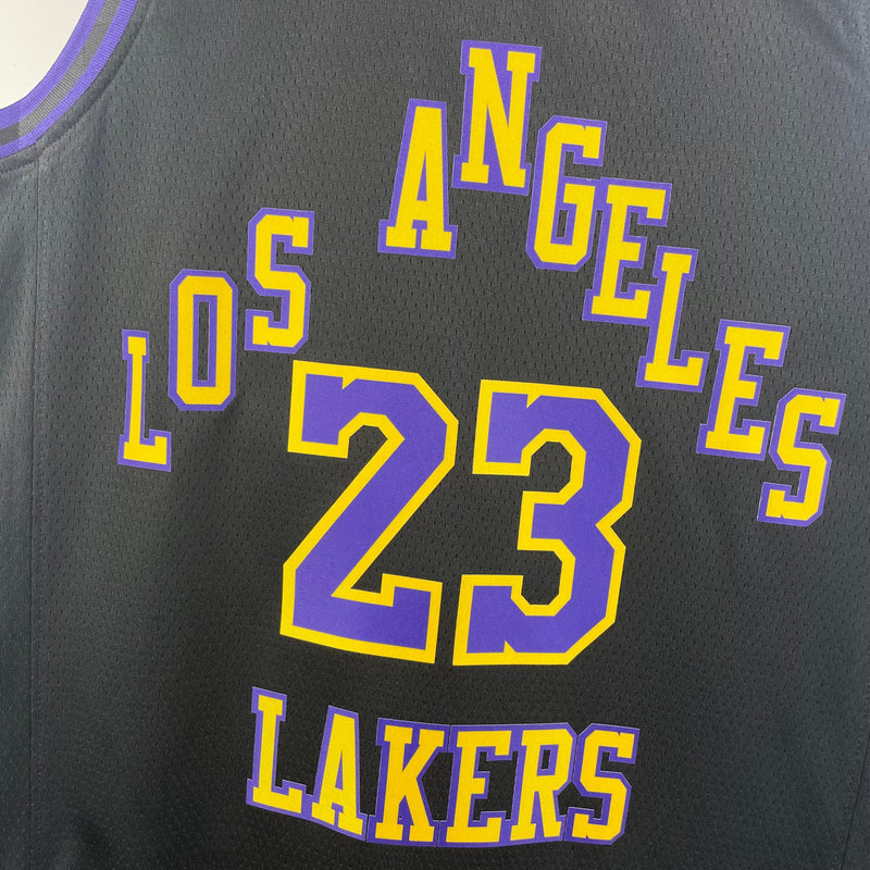 Los Angeles Lakers Swingman City Edition 23/24 Black Men's Tank Top 