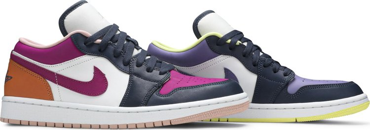 Nike Air Jordan 1 Low SE 'Mismatched - Purple Magenta'