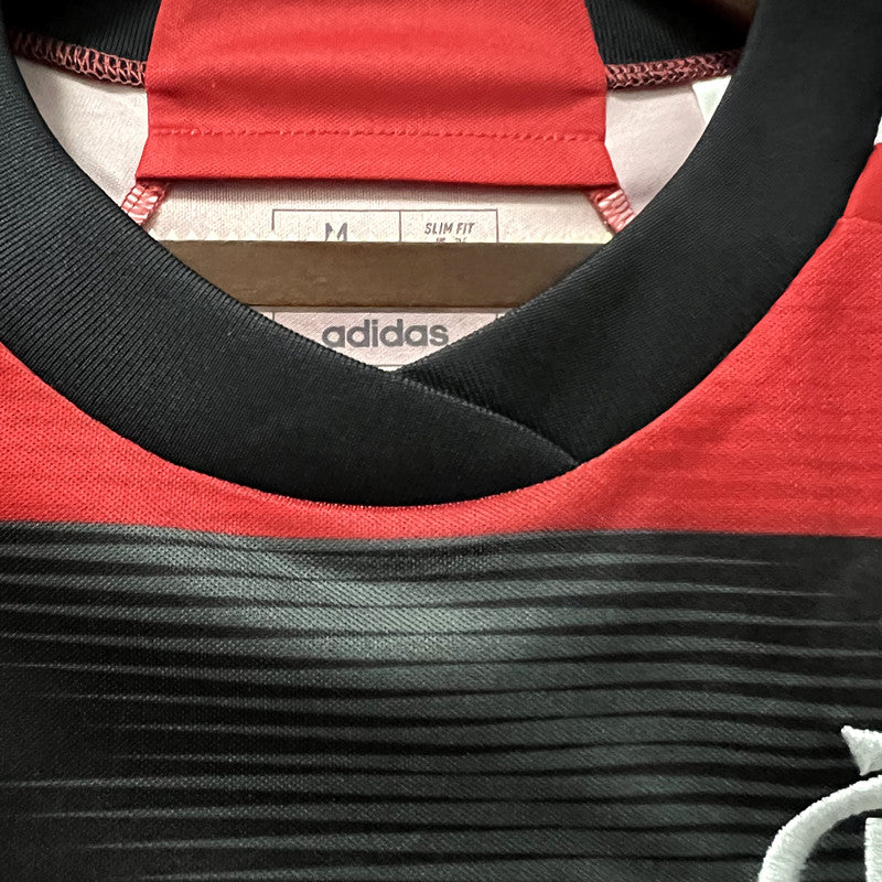 Camisa Flamengo I 23/24 Vermelha/Preta Feminina