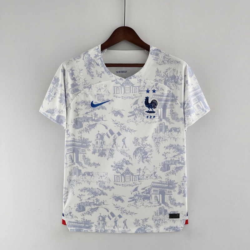 Men's France II World Cup 2022 White Shirt