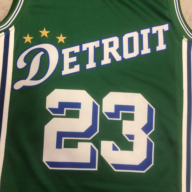 Regata Detroit Pistons Swingman City Edition 22/23 Verde Masculina