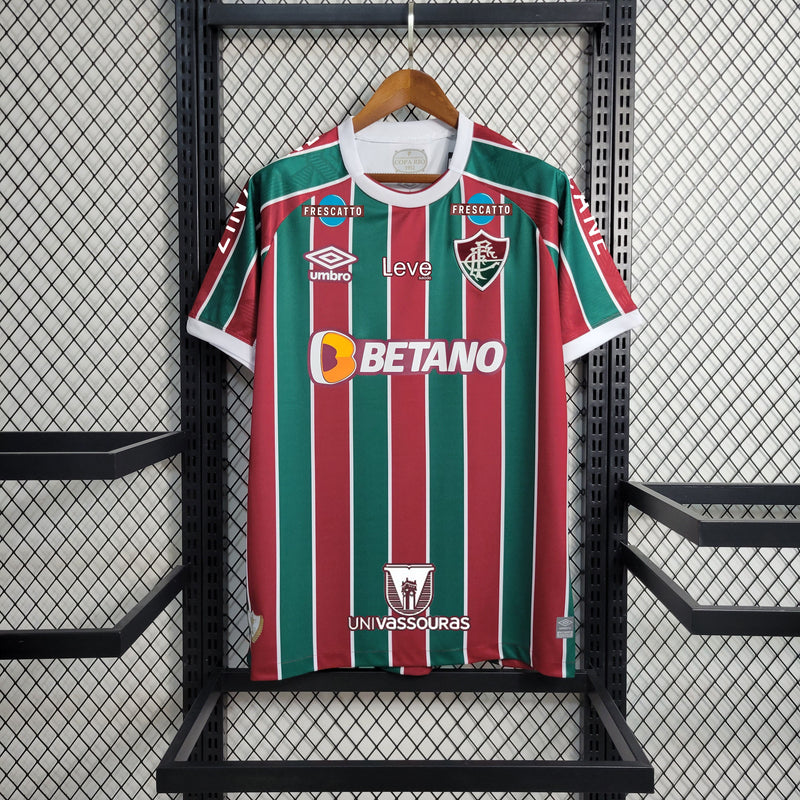 Fluminense I 23/24 Red and Green Shirt With Men's Sponsorship