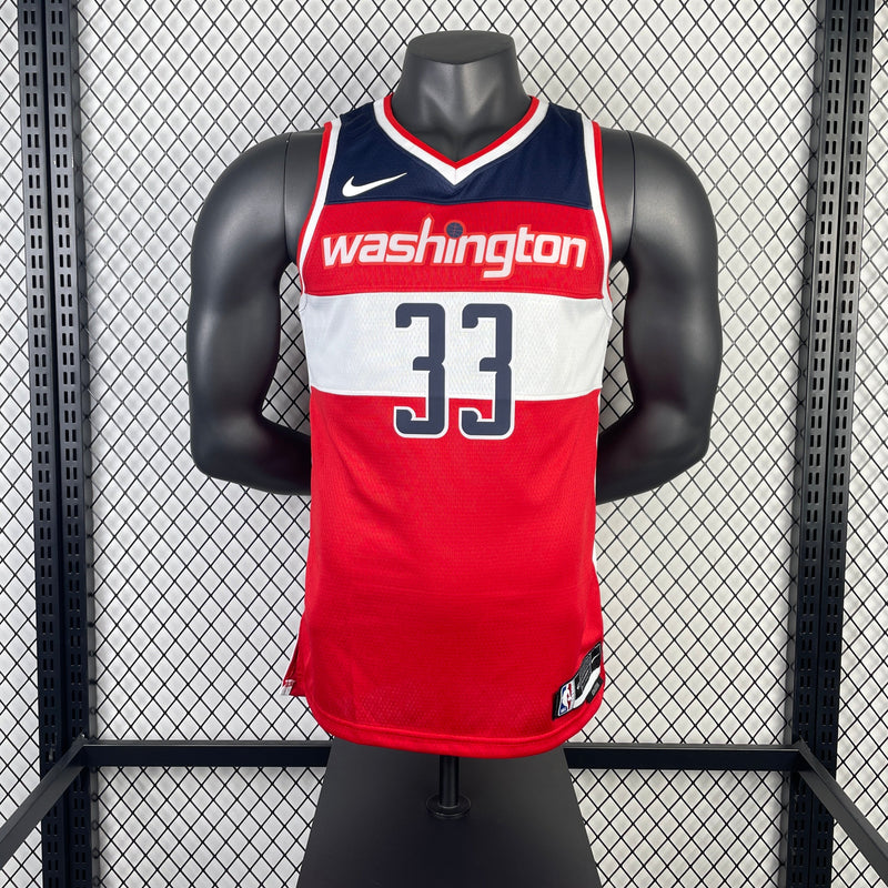 Regata Washington Wizards Swingman Icon Edition 23/24 Vermelha Masculina