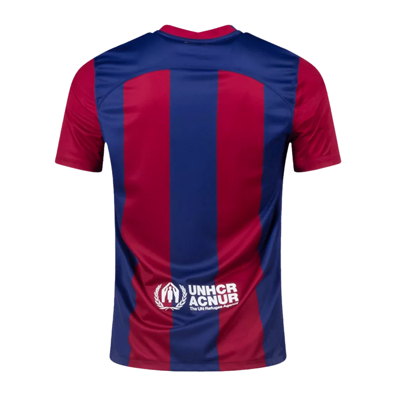 Barcelona Home 23/24 Red and Blue Men's Shirt