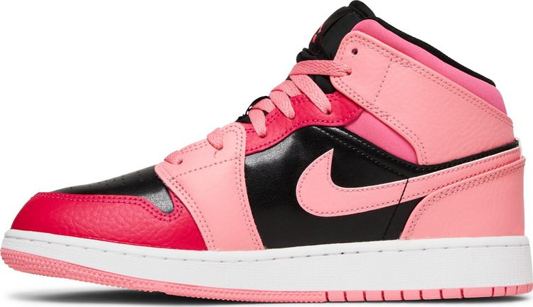 Nike Air Jordan 1 Mid GS 'Coral Chalk'