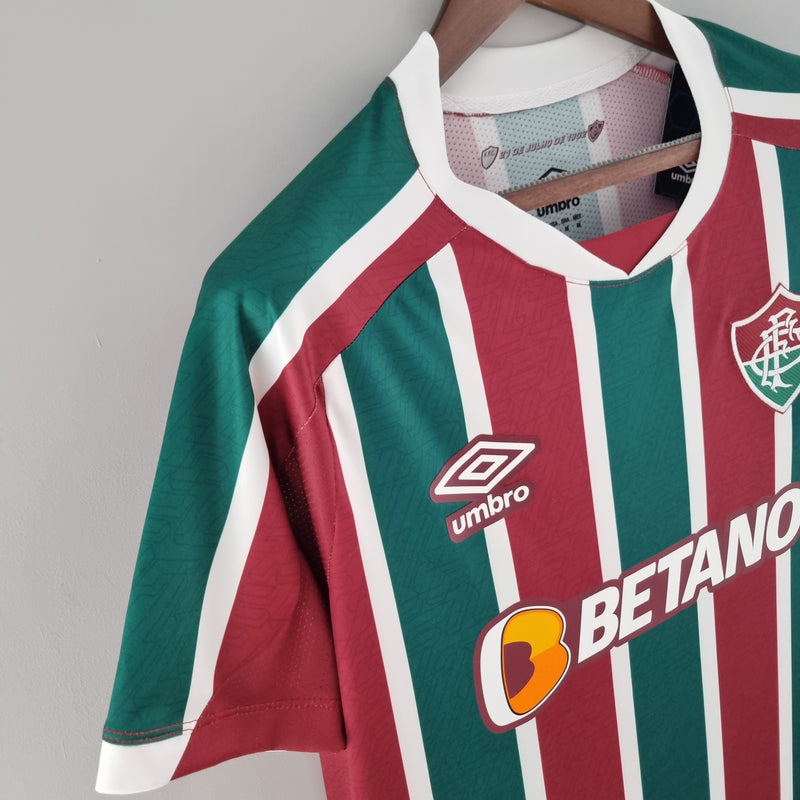 Fluminense Home 22/23 Red and Green Men's Shirt