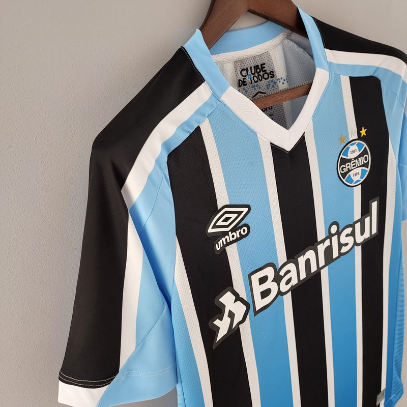 Grêmio I 22/23 Blue and Black Men's Shirt